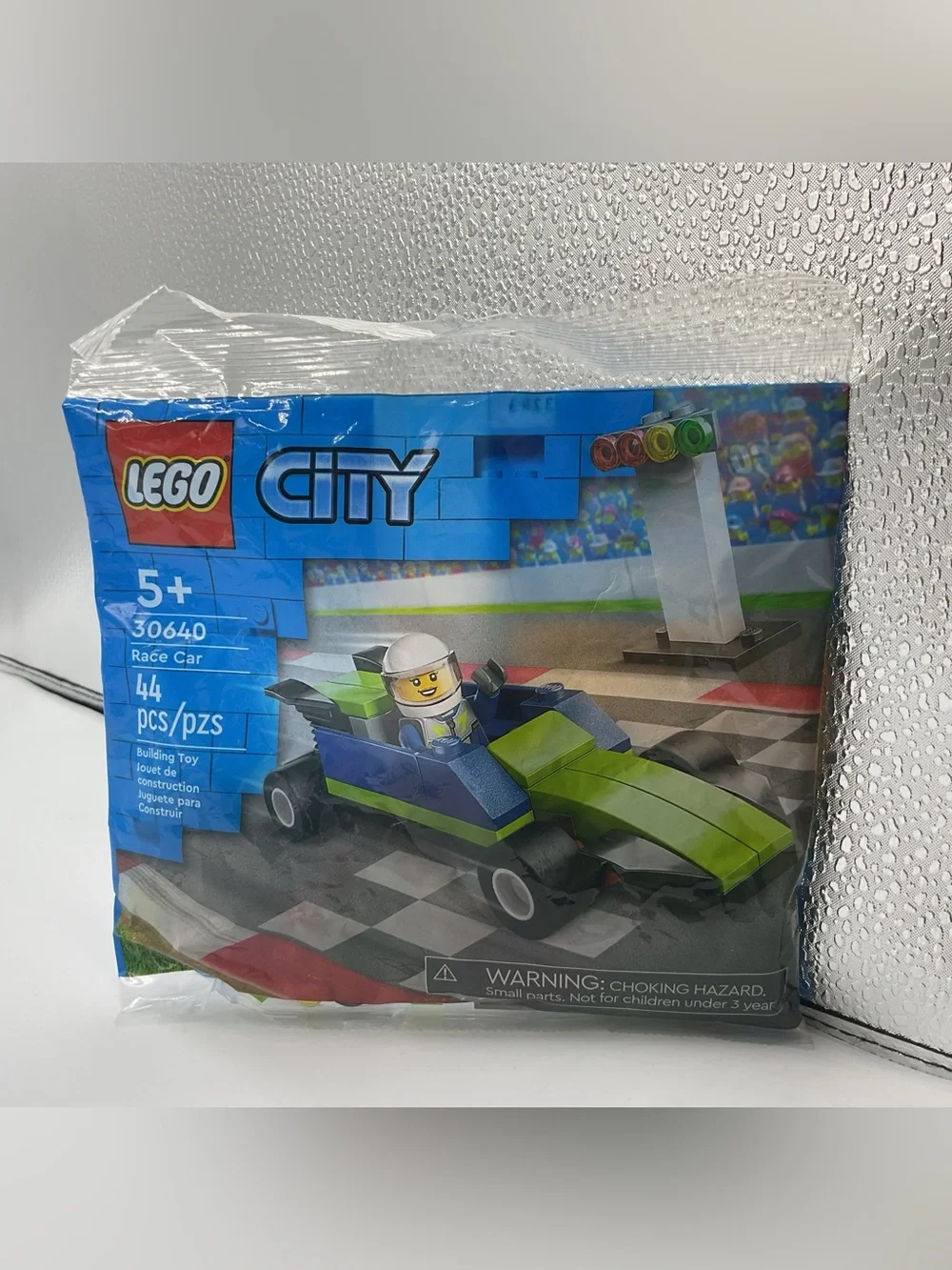Lot x3 Poly Bag Lego Sets City 30640 Race Car Creator Train 30584 Animal 30689